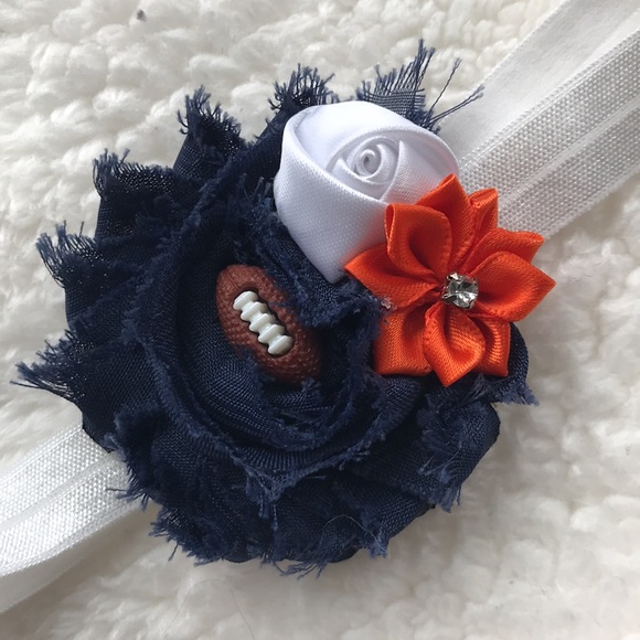 SOLD Football Legwarmers with Football Headband - Picture 3 of 3